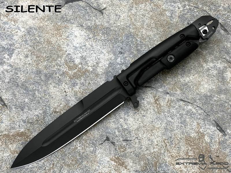 Extrema Ratio 极端武力 SILENTE N690刃材 意大利国家警察战术救援反恐刀04.1000.0370/BLK（现货）